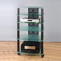 NGR Series Black Framed Audio Video Rack