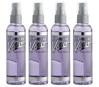 Eyeglass Lens Cleaner Spray | 4 Pack of 4oz Clear View Glasses Cleaning Spray for Lens, Sunglasses Coated or Uncoated