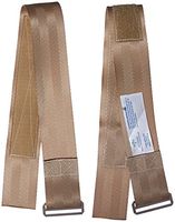 Medline MDT825090 Patient Safety Wheelchair Hook and Loop Belt, White