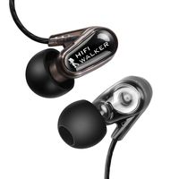 HIFI WALKER A5 Dual Dynamic Driver in-Ear Earphones Earbuds Headset Headphones IEM with Noise Cancelling Massive Bass for Smartphones Tablet PC Music Player and Audiophile