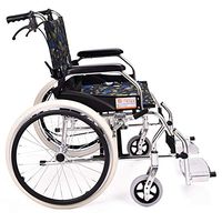 ChenCheng Wheelchair Reinforced Aluminum Alloy Light Folding Solid tire Old Scooter Medical Supplies