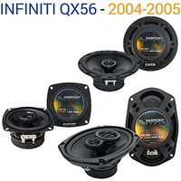 Compatible with Infiniti QX56 2004-2005 OEM Speaker Replacement Harmony R69 R4 R65 Package