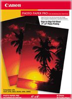 Canon Photo Pro Borderless Photo Paper (4inx6in, 20-Sheets)