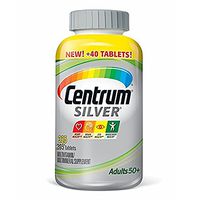 Centrum Silver Adult Multivitamin/Multimineral Supplement Tablet, Vitamin D3, Age 50+ (325 Count)