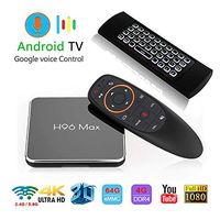 APTC H96 MAX Amlogic S905-X2 Voice Control Android 8.1 Bluetooth 4.1 4GB DDR4 64GB ROM 4K HDR Dual WiFi 5G TV Box + Air Mouse Wireless Keyboard Keypad Remote Control