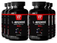 Arginine Sex - L-ARGININE Energy Booster 500 mg - Increase libido - 6 Bottles 600 Capsules