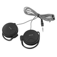 Festnight 3.5mm Wired Gaming Headset On-Ear Sports Headphones Ear-Hook Music Earphones for Smartphones Tablet Laptop Desktop PC