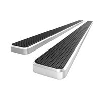 APS Premium 4in iBoard Running Boards Custom Fit 15-20 Ford F150 SuperCrew Cab & 17-20 F250