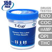 MiCare [150pk] - 5-Panel Multi Drug Test Cup (BZO/COC/mAMP/OPI/THC) #MI-TDOA-654