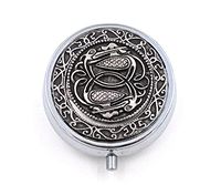 Mullingar Pewter Irish Crane Design Pill Box