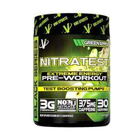 VMI NITRATEST Extreme Energy Preworkout Test Boosting Pumps 375MG Caffeine (Candy Apple)