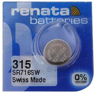 10 Renata 315 Watch Batteries (Sr716Sw)