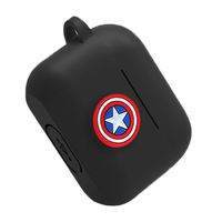 Rumbeast Unique Airpods Pro Case, 3D Cute Cartoon Airpods Pro Cover Soft Silicone Headphone Cover Cases Soft Full Protective Skin Cases for Girls Kids Women(Captain America 02)