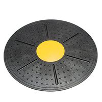 MAZIMARK--Fitness Balance Board Pedal Sense Rehabilitation Training Fitness Equipment Gym (yellow)