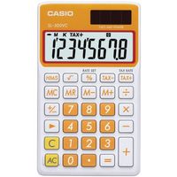 CASIO SL300VCOESIH Solar Wallet Calculator with 8-Digit Display (Orange) by Casio