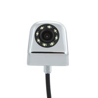 Sunsweet Vehicle Backup Camera Reverse Car Rear View Backup CCD Camera with 8 LEDs Night Vision Waterproof Wide Angle Universal Front/Side/Rear Parking Camera (Silver)