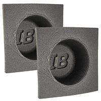 The Install Bay IBBAF55 5" to 5.25" Foam Car Audio Speaker Baffle (Pair)