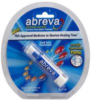 Abreva Cold Sore/Fever Blister Medication Pump-0.07 oz (Quantity of 3)