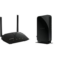 NETGEAR AC1000 Dual Band Wi-Fi Router (R6080) with NETGEAR CM500 (16x4) DOCSIS 3.0 Cable Modem, Certified for Xfinity from Comcast, Spectrum, Cox, Cablevision & more (CM500-1AZNAS)