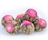 6pcs Organique Blooming Flower Jasmine Pearl Tea Ball Vide