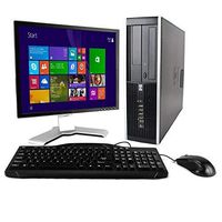 HP Elite 8100 (SFF) Desktop Computer, Intel Core i5, 19" LCD Monitor (Brands May Vary) 8GB RAM, 128GB New SSD, WiFi, Bluetooth, HDMI - Windows 10 Professional (Renewed)