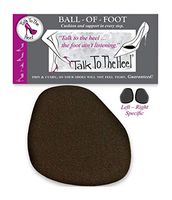 Talk To The Heel Ball of Foot Style 94002 (Black;3 Pairs) Braza