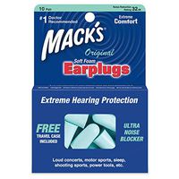 Mack's Soft Foam Earplugs Original - 10 Pair, Pack of 3