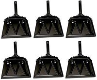 Impact Products 4212-90 12" Black Metal HD Dust Pan - Quantity 6