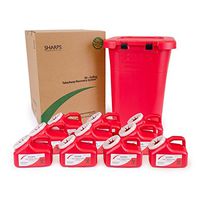 30-Gallon Takeaway Recovery System with Ten 1-Gallon SHARPS CONTAINERS - SHARPS-83101