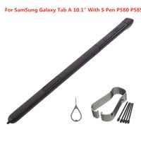 Stylus S Pen for Galaxy P580 Pen, Stylus Touch S Pen for Samsung Galaxy Tab A 10.1 2016 SM-P580 P580 P585 Replacement Tips/Nibs+Eject Pin (Black)