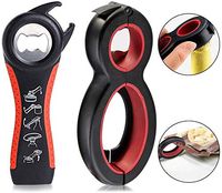 Maexus Jar Opener Bottle Opener Multi Kit 6 in 1 Opener, 5 in 1 Can Opener, Bag Opener, Seal Soda Easy Remover, Lid Twist Grips, Kitchen Tool for Kids Children Gift