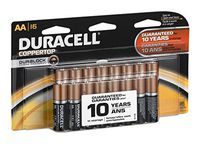 Duracell Alkaline Batteries Aa Card 16