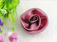 10pcs The Black Color Dingbu Jia Network Roses Appliques Sewing Craft Lots (Pink)