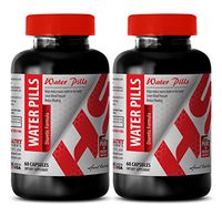 Organic Green Tea Extract Capsules - Water Pills Diuretic Formula - Promote Blood Vessels (2 Bottles)