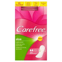 Carefree Panty Liners Breathable Aloe 20