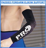 Proline Padded Elbow/Forearm Support & Protection - Black - X.Large