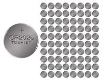 100x Toshiba CR2025 Batteries 3v Lithium Coin Battery Bulk Wholesale Lot Bulk