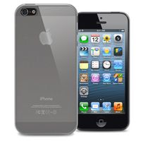 KaysCase Slim Soft Skin Cover Case for Apple iPhone 5 2012 Version, Screen Protector, frost clear