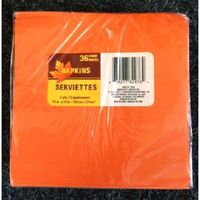 Fall Fling Napkins 36 Count Orange