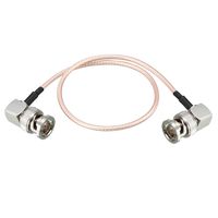 uxcell Low Loss RF Coaxial Cable Connection Coax Wire RG-179 BNC Male Right Angle to BNC Male Right Angle 30cm