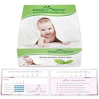 Easy@Home Newly Launched Ovulation Predictor Kit Including 40 LH Test Strips and 10 HCG Test Strips Plus Progression Card and Log, Ovulatory Monitor Test for Ovulation Progression Tracking, 40LH+10HCG