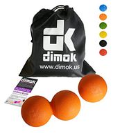 dimok Massage Balls Myofascial Release Pressure Trigger Point Therapy Feet Back Neck Roller Deep Tissue Massage Tools- Peanut Spiky Double Single Lacrosse Ball