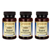 Swanson Betatene Natural Mixed Carotenoids 60 Sgels (3 Pack)
