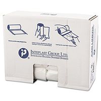 High-Density Can Liner, 30 x 37, 30gal, .63mil, Clear, 25/Roll, 20 Rolls/Carton