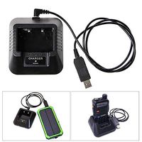 FidgetFidget Battery Charger for Baofeng UV-5R UV-5RE DM-5R Walkie Talkie Ham Radio UV-5R USB