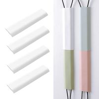 Cable Concealer White Adhesive Hides TV Cords 4X 11 inch White Cable Raceways Can Be Fit Together to Any Length for Home Theater, TV and Office