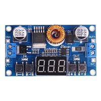 WHDTS 5A 75W XL4015 DC-DC Adjustable Step Down Buck Converter Power Supply Module DC 5-36V to 1.2V-32V with LED Voltmeter