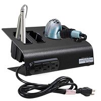 Desktop Appliance Holder Hair Tools Organizer W/Outlet Iron Blower