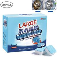 SERTG Washing Machine Cleaner, 300g Professional Deep Cleaner Effervescent Tablets for Washing Machine 20Pcs/Box