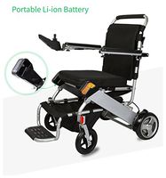 Karman Tranzit, Powerchair, Weighs ONLY 46 lbs with Battery - Supports 264 lbs. Opens & Folds in just Seconds. Electric Motorized Folding Electric Wheelchair (Silver)